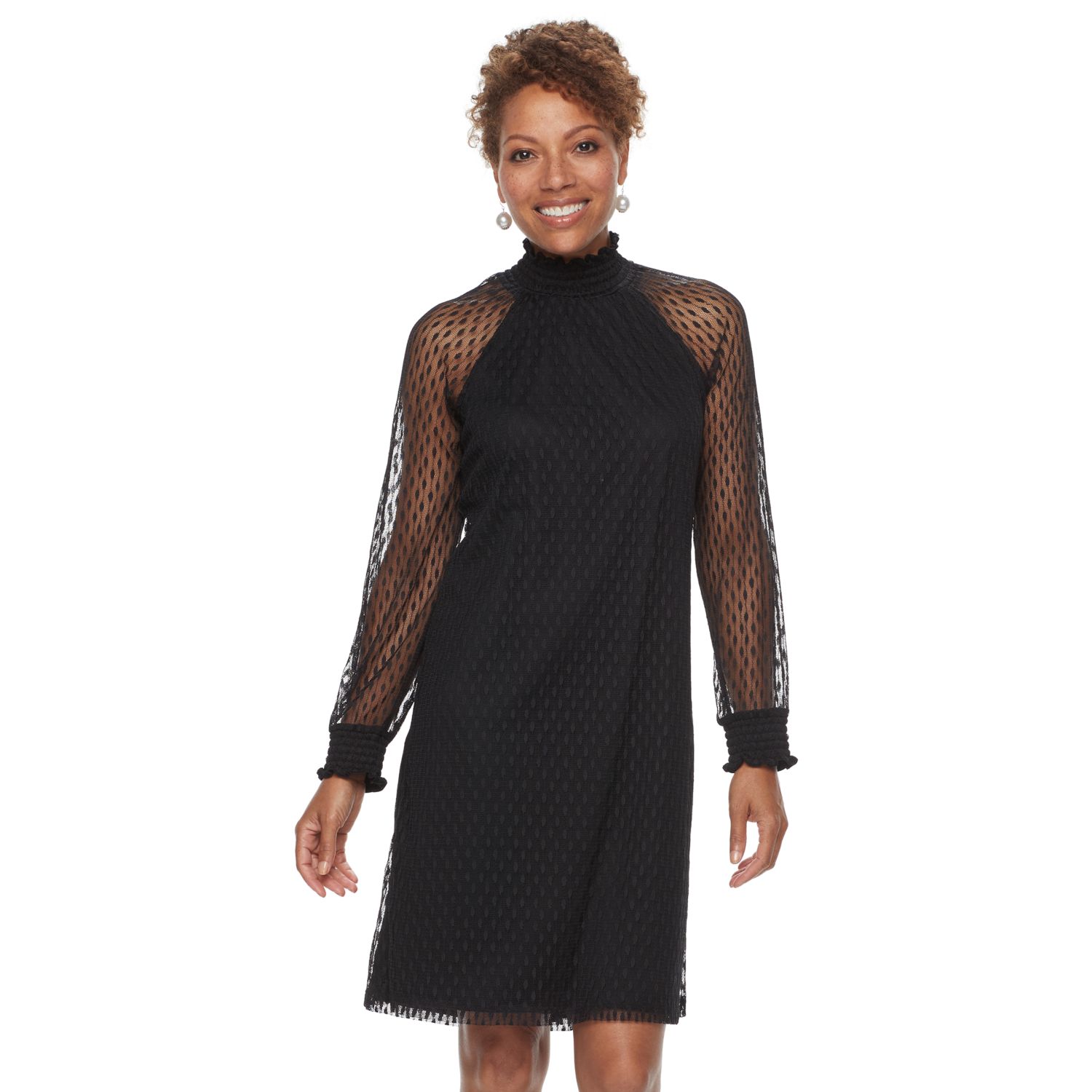 Black Long Sleeve Dresses for Women | Kohl's